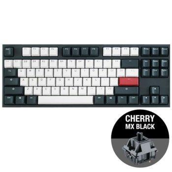 Ducky One 2 Tuxedo TKL Mechanical Keyboard-Cherry MX Black - لوحة مفاتيح